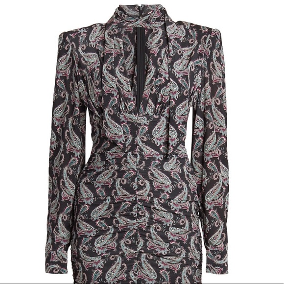 Isabel Marant Linaziki Ruched Mini dress - Picture 9 of 12